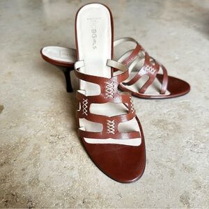 BCBG leather sandals